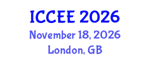 International Conference on Civil and Environmental Engineering (ICCEE) November 18, 2026 - London, United Kingdom