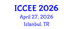 International Conference on Civil and Environmental Engineering (ICCEE) April 27, 2026 - Istanbul, Turkey