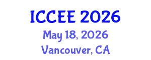 International Conference on Civil and Environmental Engineering (ICCEE) May 18, 2026 - Vancouver, Canada