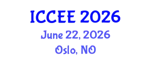 International Conference on Civil and Environmental Engineering (ICCEE) June 22, 2026 - Oslo, Norway