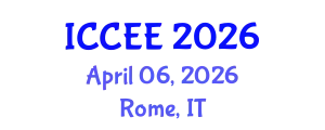 International Conference on Civil and Environmental Engineering (ICCEE) April 06, 2026 - Rome, Italy