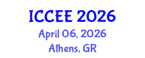 International Conference on Civil and Environmental Engineering (ICCEE) April 06, 2026 - Athens, Greece