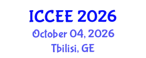 International Conference on Civil and Environmental Engineering (ICCEE) October 04, 2026 - Tbilisi, Georgia