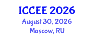 International Conference on Civil and Environmental Engineering (ICCEE) August 30, 2026 - Moscow, Russia