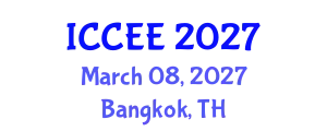International Conference on Civil and Environmental Engineering (ICCEE) March 08, 2027 - Bangkok, Thailand
