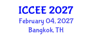 International Conference on Civil and Environmental Engineering (ICCEE) February 04, 2027 - Bangkok, Thailand