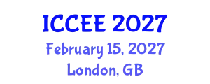 International Conference on Civil and Environmental Engineering (ICCEE) February 15, 2027 - London, United Kingdom