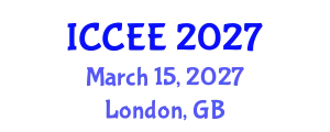 International Conference on Civil and Environmental Engineering (ICCEE) March 15, 2027 - London, United Kingdom