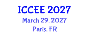 International Conference on Civil and Environmental Engineering (ICCEE) March 29, 2027 - Paris, France