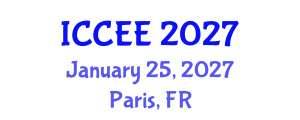 International Conference on Civil and Environmental Engineering (ICCEE) January 25, 2027 - Paris, France