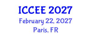 International Conference on Civil and Environmental Engineering (ICCEE) February 22, 2027 - Paris, France