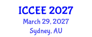 International Conference on Civil and Environmental Engineering (ICCEE) March 29, 2027 - Sydney, Australia