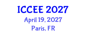 International Conference on Civil and Environmental Engineering (ICCEE) April 19, 2027 - Paris, France