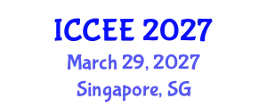 International Conference on Civil and Environmental Engineering (ICCEE) March 29, 2027 - Singapore, Singapore