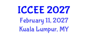 International Conference on Civil and Environmental Engineering (ICCEE) February 11, 2027 - Kuala Lumpur, Malaysia