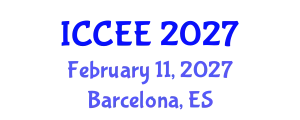 International Conference on Civil and Environmental Engineering (ICCEE) February 11, 2027 - Barcelona, Spain