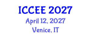 International Conference on Civil and Environmental Engineering (ICCEE) April 12, 2027 - Venice, Italy