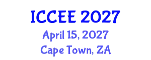 International Conference on Civil and Environmental Engineering (ICCEE) April 15, 2027 - Cape Town, South Africa
