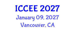 International Conference on Civil and Environmental Engineering (ICCEE) January 09, 2027 - Vancouver, Canada
