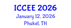International Conference on Civil and Environmental Engineering (ICCEE) January 12, 2026 - Phuket, Thailand