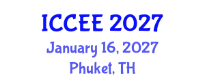 International Conference on Civil and Environmental Engineering (ICCEE) January 16, 2027 - Phuket, Thailand