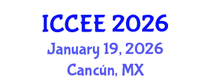 International Conference on Civil and Environmental Engineering (ICCEE) January 19, 2026 - Cancún, Mexico