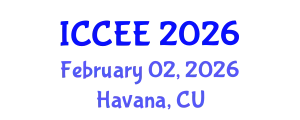 International Conference on Civil and Environmental Engineering (ICCEE) February 02, 2026 - Havana, Cuba