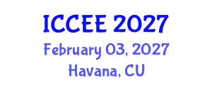 International Conference on Civil and Environmental Engineering (ICCEE) February 03, 2027 - Havana, Cuba