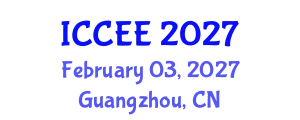 International Conference on Civil and Environmental Engineering (ICCEE) February 03, 2027 - Guangzhou, China
