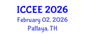 International Conference on Civil and Environmental Engineering (ICCEE) February 02, 2026 - Pattaya, Thailand
