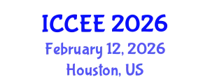International Conference on Civil and Environmental Engineering (ICCEE) February 12, 2026 - Houston, United States