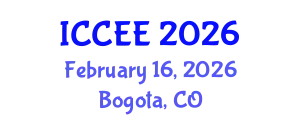 International Conference on Civil and Environmental Engineering (ICCEE) February 16, 2026 - Bogota, Colombia