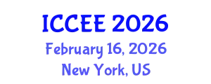 International Conference on Civil and Environmental Engineering (ICCEE) February 16, 2026 - New York, United States