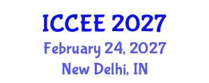 International Conference on Civil and Environmental Engineering (ICCEE) February 24, 2027 - New Delhi, India