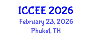 International Conference on Civil and Environmental Engineering (ICCEE) February 23, 2026 - Phuket, Thailand