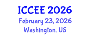 International Conference on Civil and Environmental Engineering (ICCEE) February 23, 2026 - Washington, United States