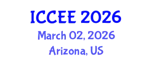 International Conference on Civil and Environmental Engineering (ICCEE) March 02, 2026 - Arizona, United States
