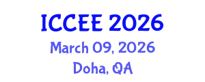 International Conference on Civil and Environmental Engineering (ICCEE) March 09, 2026 - Doha, Qatar