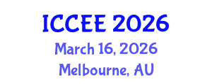 International Conference on Civil and Environmental Engineering (ICCEE) March 16, 2026 - Melbourne, Australia