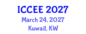 International Conference on Civil and Environmental Engineering (ICCEE) March 24, 2027 - Kuwait, Kuwait