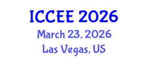 International Conference on Civil and Environmental Engineering (ICCEE) March 23, 2026 - Las Vegas, United States