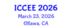 International Conference on Civil and Environmental Engineering (ICCEE) March 23, 2026 - Ottawa, Canada
