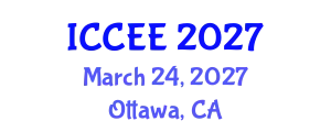 International Conference on Civil and Environmental Engineering (ICCEE) March 24, 2027 - Ottawa, Canada