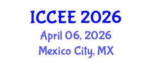 International Conference on Civil and Environmental Engineering (ICCEE) April 06, 2026 - Mexico City, Mexico