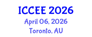 International Conference on Civil and Environmental Engineering (ICCEE) April 06, 2026 - Toronto, Australia
