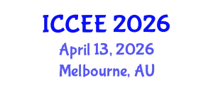 International Conference on Civil and Environmental Engineering (ICCEE) April 13, 2026 - Melbourne, Australia