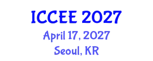 International Conference on Civil and Environmental Engineering (ICCEE) April 17, 2027 - Seoul, Republic of Korea