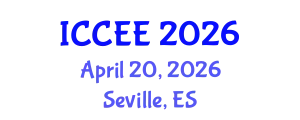 International Conference on Civil and Environmental Engineering (ICCEE) April 20, 2026 - Seville, Spain