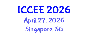 International Conference on Civil and Environmental Engineering (ICCEE) April 27, 2026 - Singapore, Singapore
