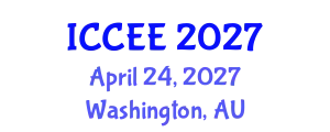 International Conference on Civil and Environmental Engineering (ICCEE) April 24, 2027 - Washington, Australia